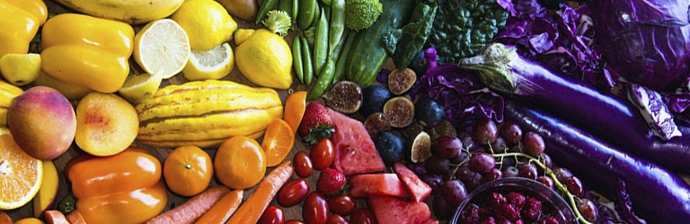 colores verdura y fruta